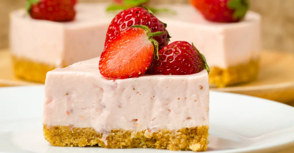 delicieux cheesecake fraise spéculos